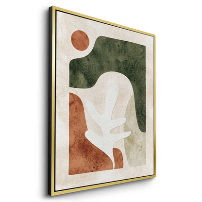 Modern Organic Shapes Abstract - Canvas