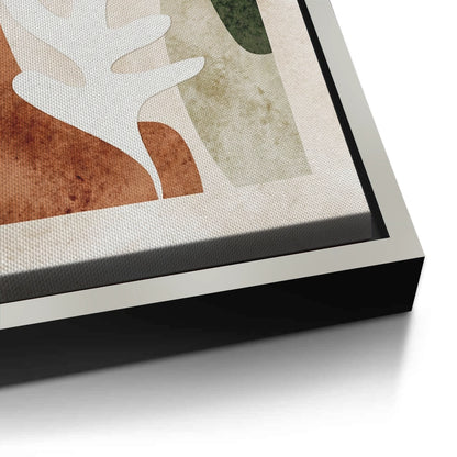 Modern Organic Shapes Abstract - Canvas