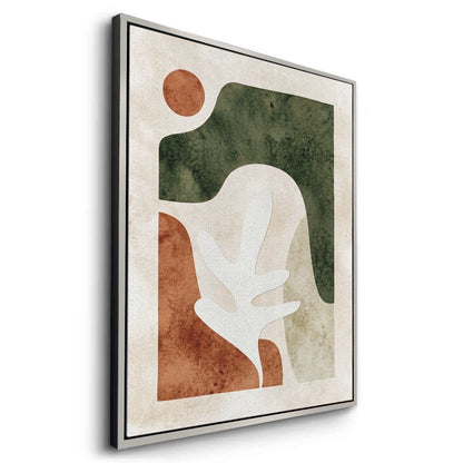Modern Organic Shapes Abstract - Canvas
