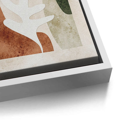 Modern Organic Shapes Abstract - Canvas