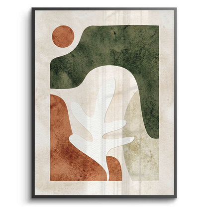 Modern Organic Shapes Abstract - Fine Art