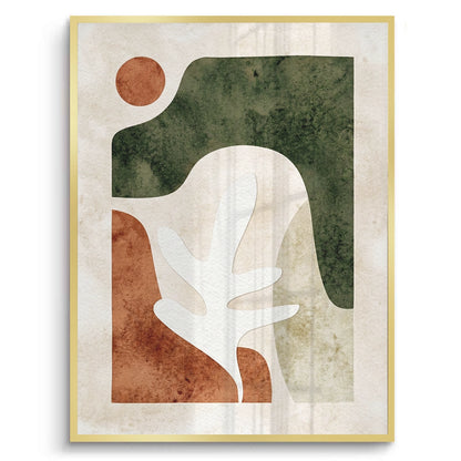 Modern Organic Shapes Abstract - Fine Art