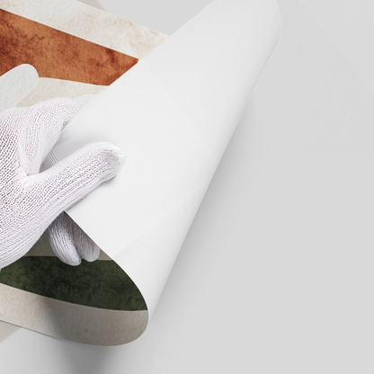 Modern Organic Shapes Abstract - Poster