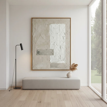 Modern Plaster Geometric Painting #MPGE440