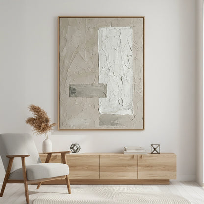 Modern Plaster Geometric Painting #MPGE440