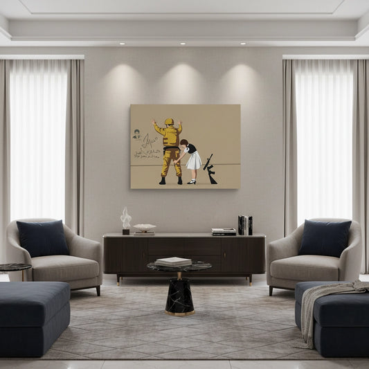 Modern Political Satire Art - Canvas