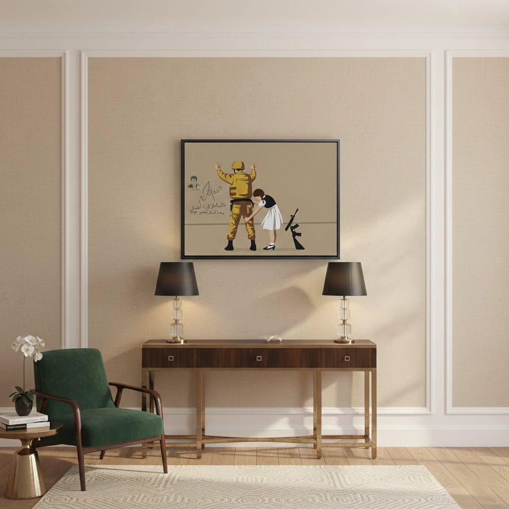 2Modern Political Satire Art - Canvas