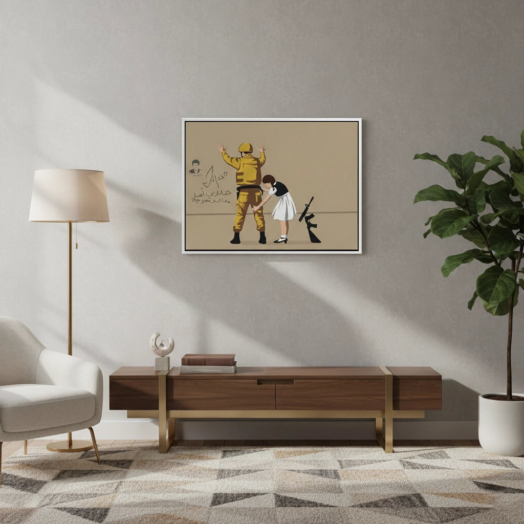 2Modern Political Satire Art - Canvas
