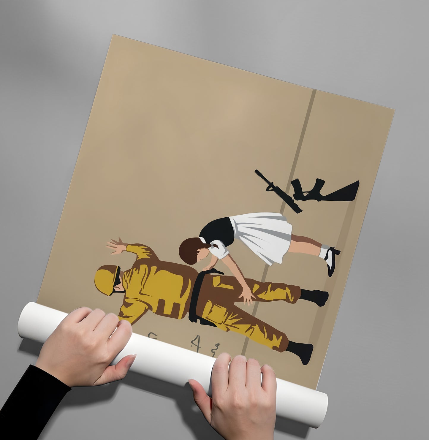 2Modern Political Satire Art - Poster