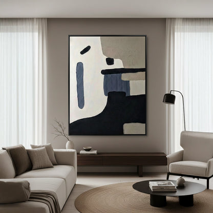 Modern Slate Biomorphic Painting #MSBI110
