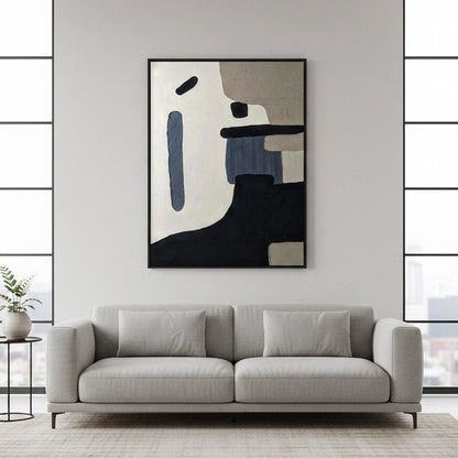 Modern Slate Biomorphic Painting #MSBI110
