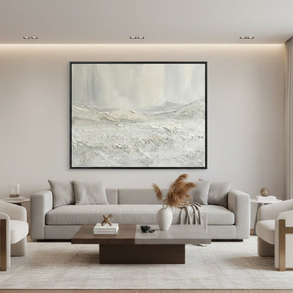Modern Snowy Mountain Painting #MSMO110