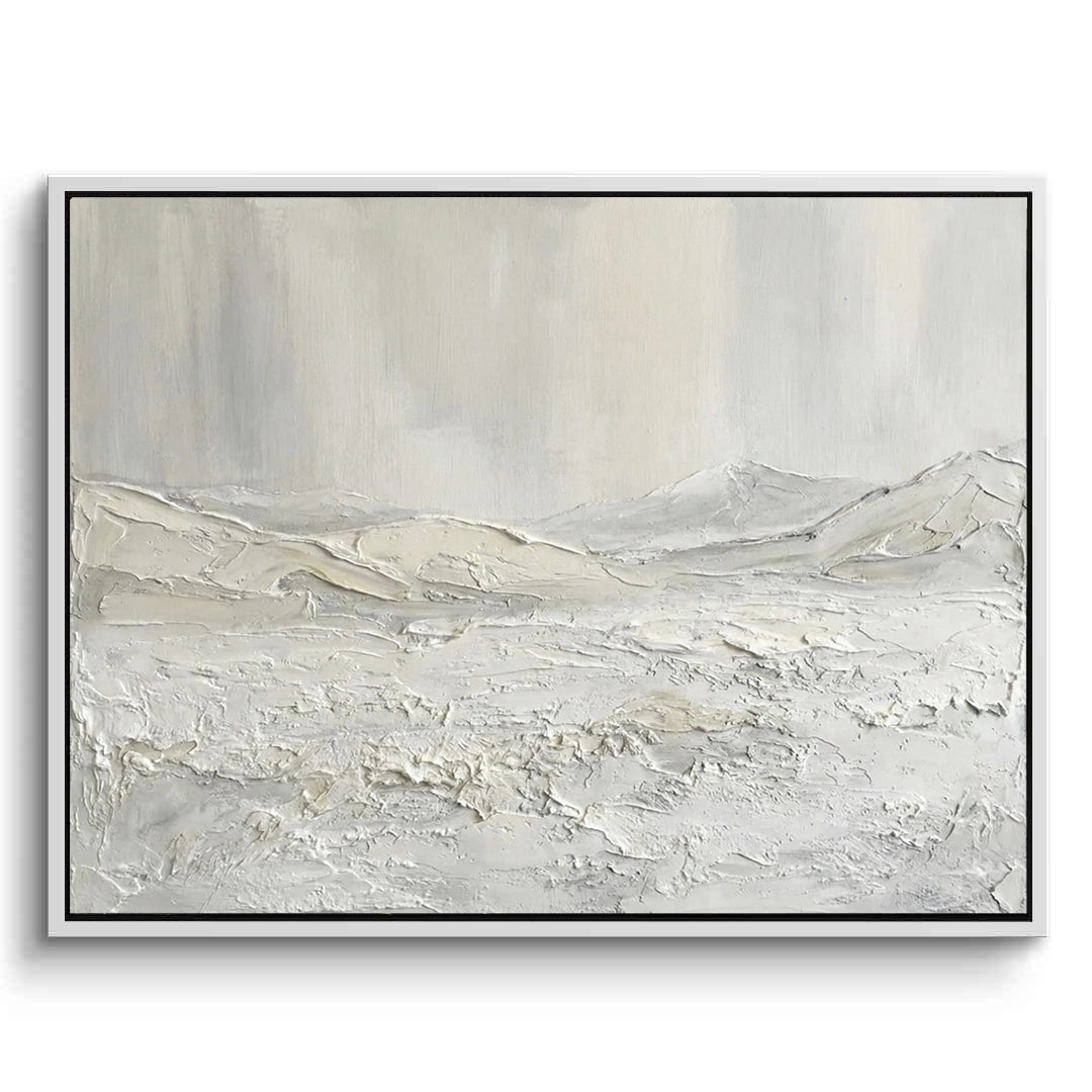 2Modern Snowy Mountain Painting #MSMO110