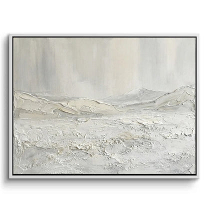 Modern Snowy Mountain Painting #MSMO110