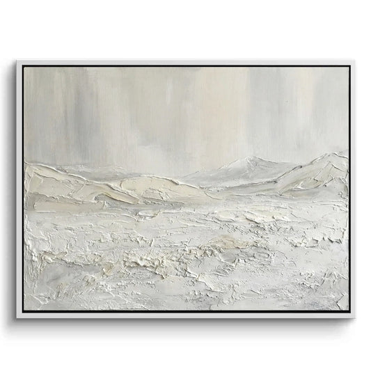 Modern Snowy Mountain Painting #MSMO110