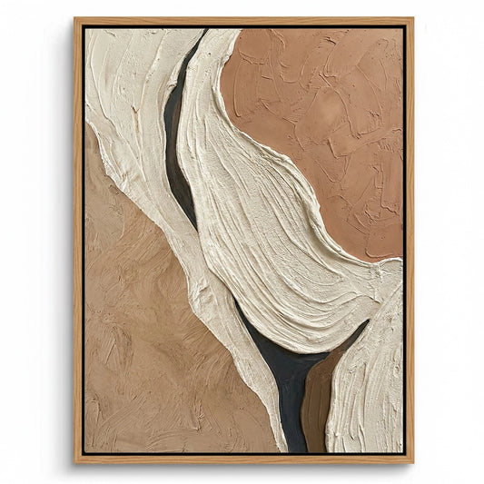 Modern Terracotta Flow Painting #MTFL110