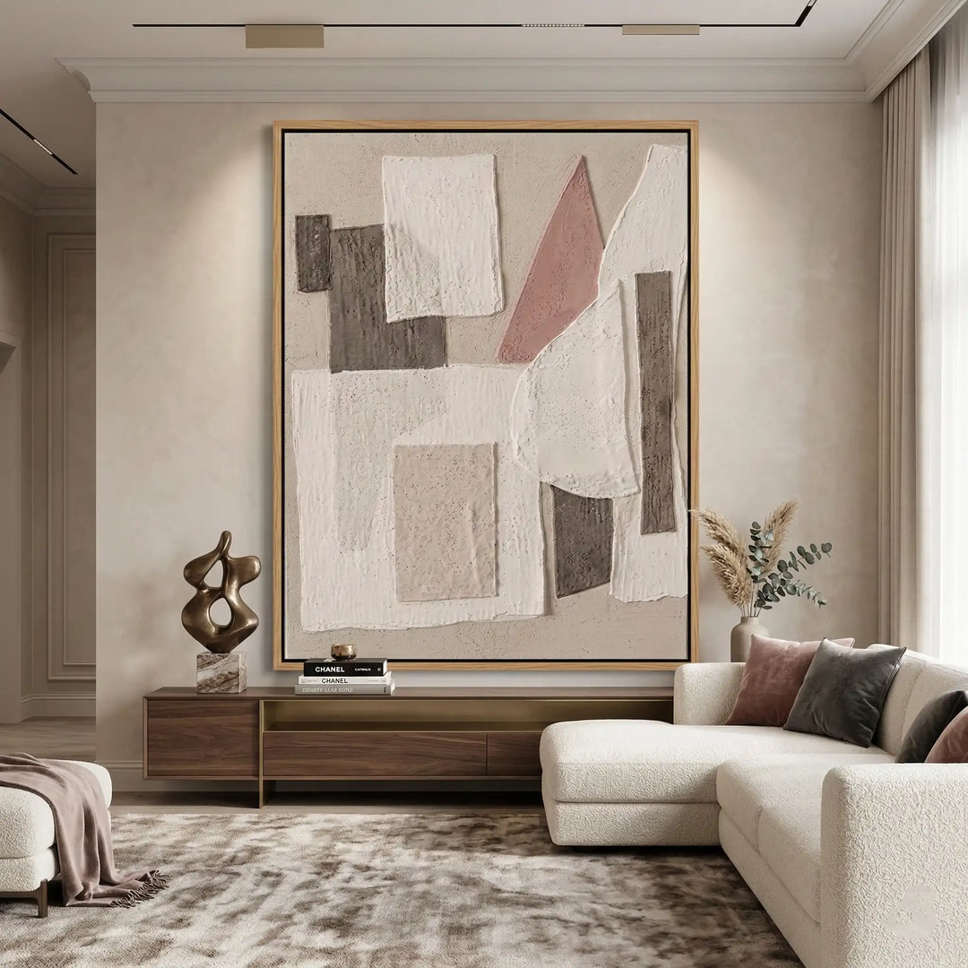 Detailed texture of modern bespoke plaster wall coating, popular in contemporary Dubai villas