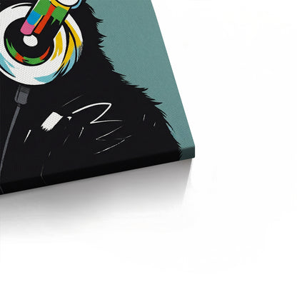 Modern Thinking Chimp - Canvas