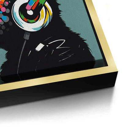 Modern Thinking Chimp - Canvas