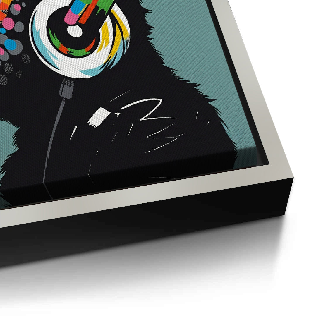 2Modern Thinking Chimp - Canvas