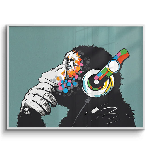 Modern Thinking Chimp - Fine Art