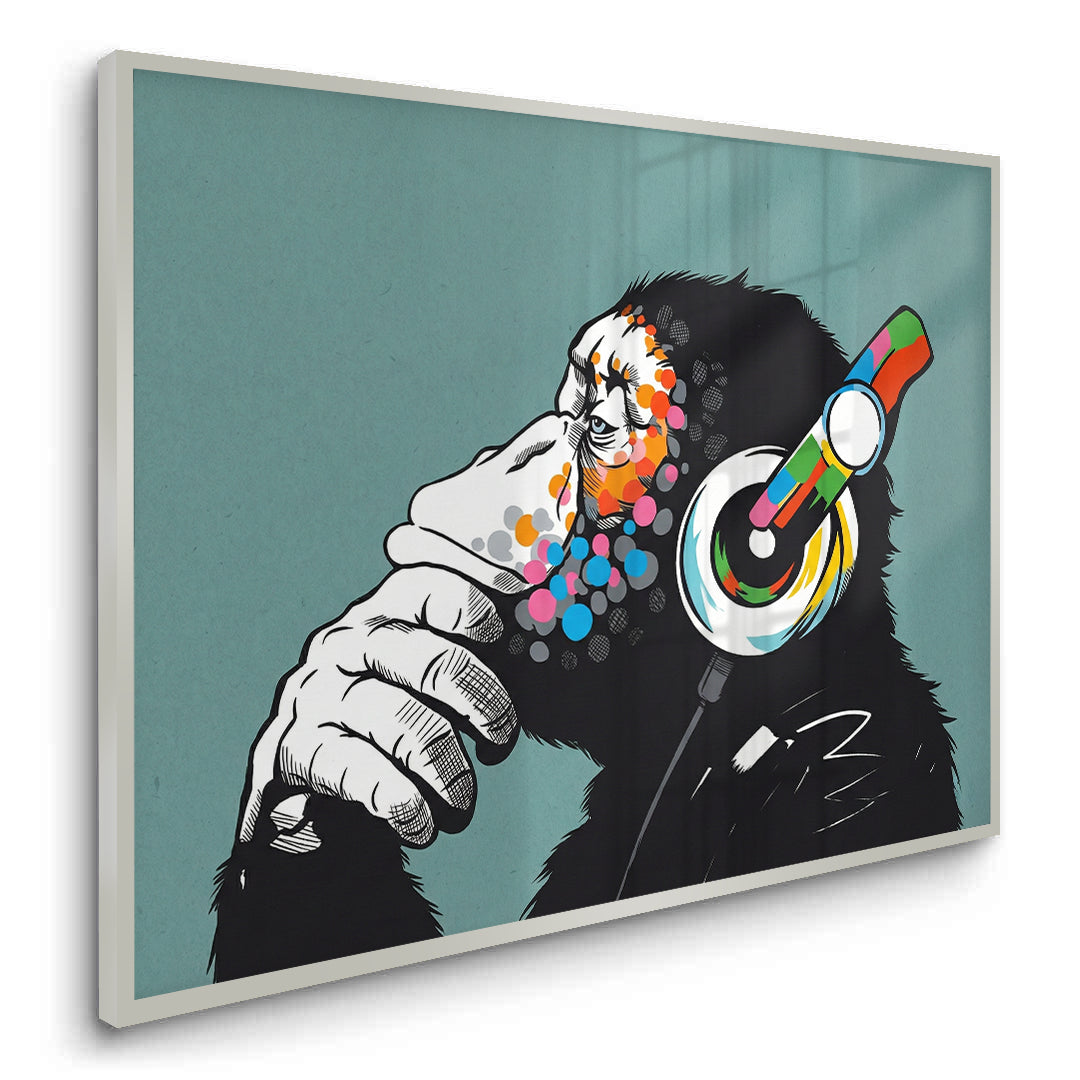2Modern Thinking Chimp - Fine Art