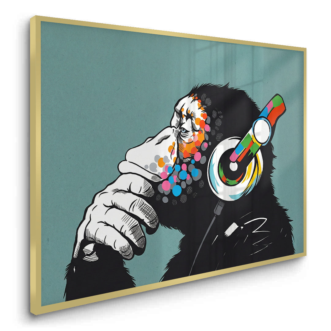 2Modern Thinking Chimp - Fine Art
