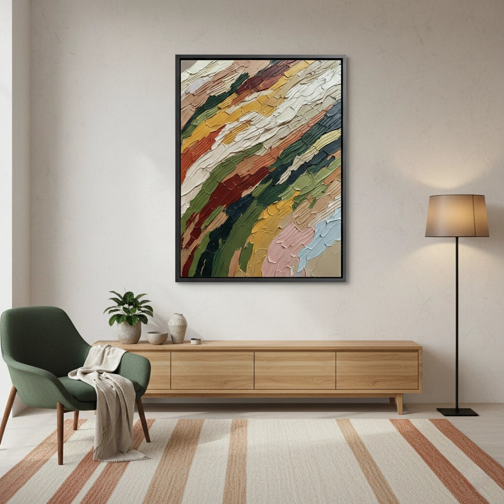 2Modern Vibrant Impasto Painting #MVIM110