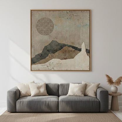 Modern Wabi-Sabi Sun Painting #MWSS330