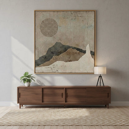 Modern Wabi-Sabi Sun Painting #MWSS330