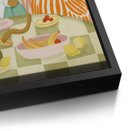 Monkey Breakfast - Canvas