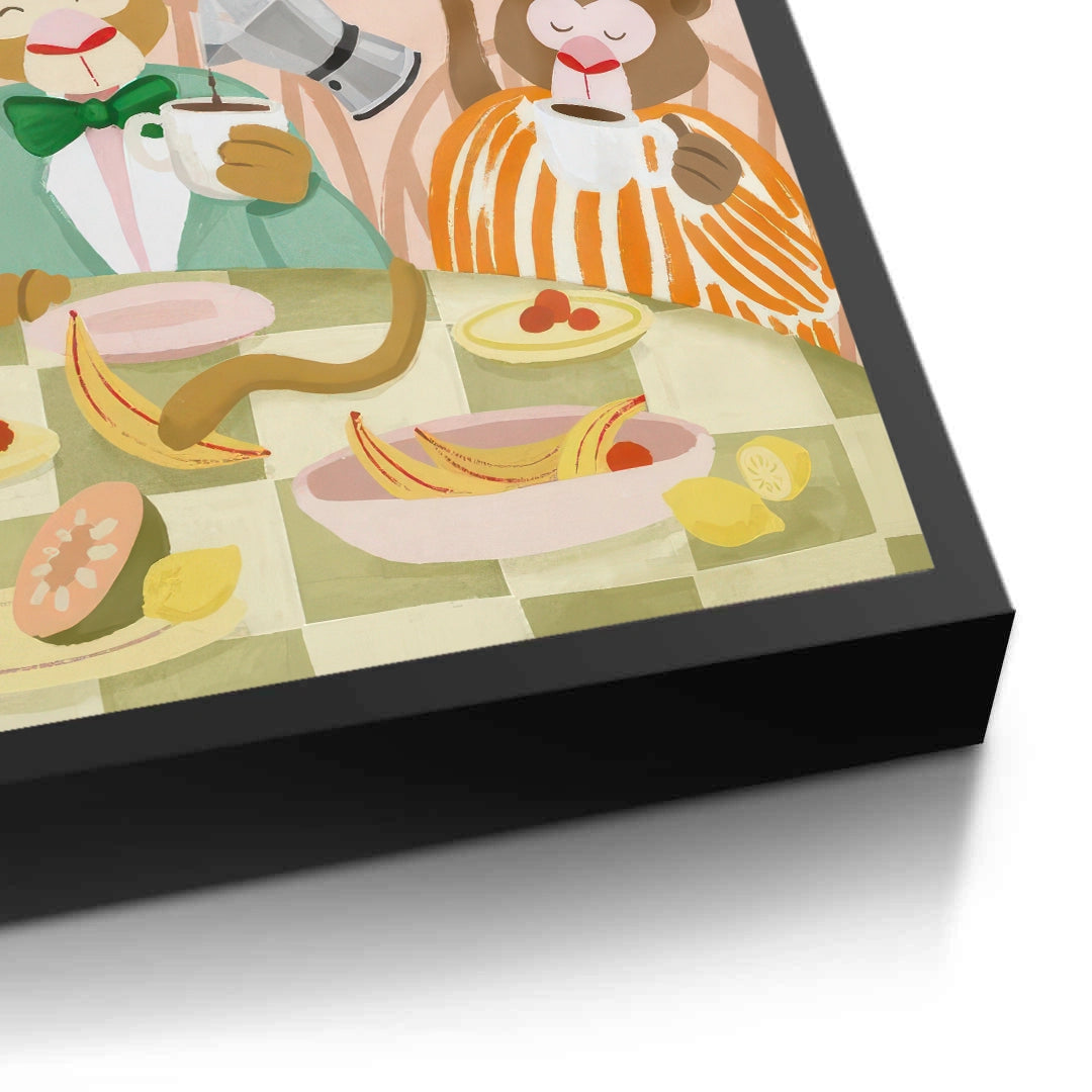 2Monkey Breakfast - Fine Art