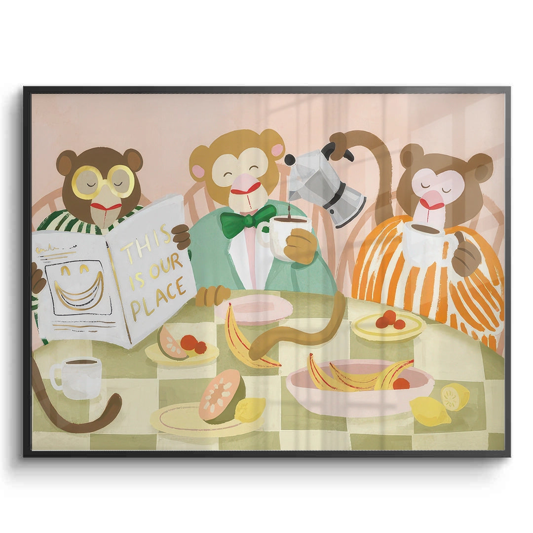 2Monkey Breakfast - Fine Art
