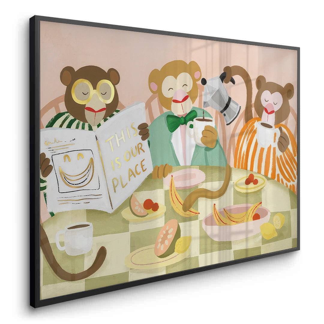 2Monkey Breakfast - Fine Art