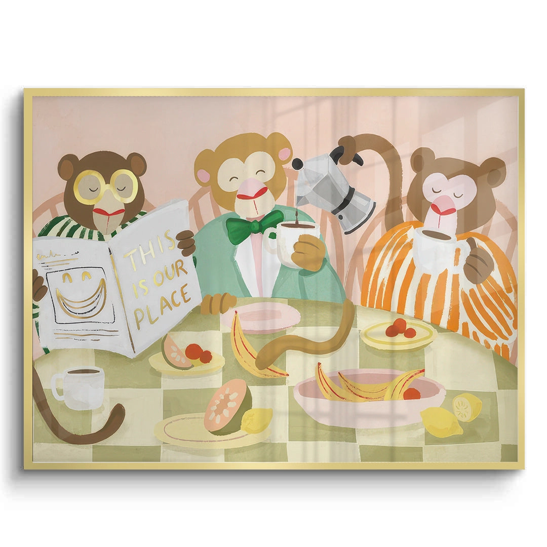 2Monkey Breakfast - Fine Art