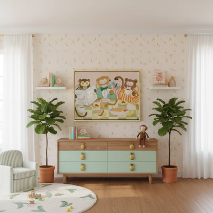 Monkey Breakfast - Canvas