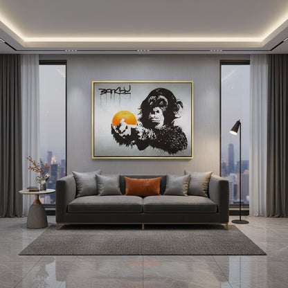 Monkey pieces - Canvas