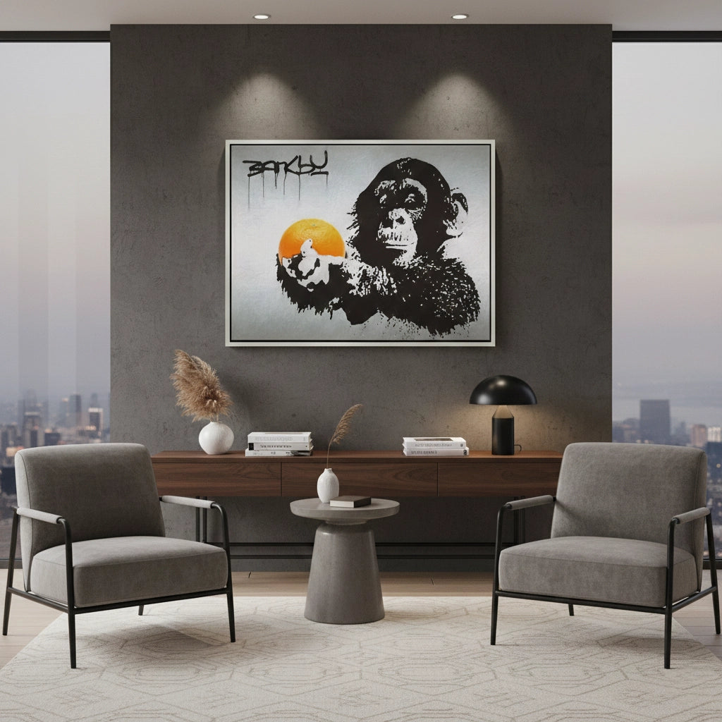 2Monkey pieces - Canvas