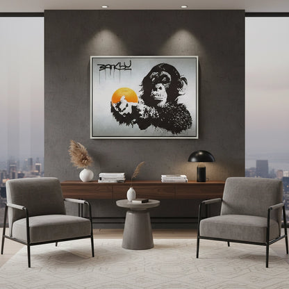 Monkey pieces - Canvas