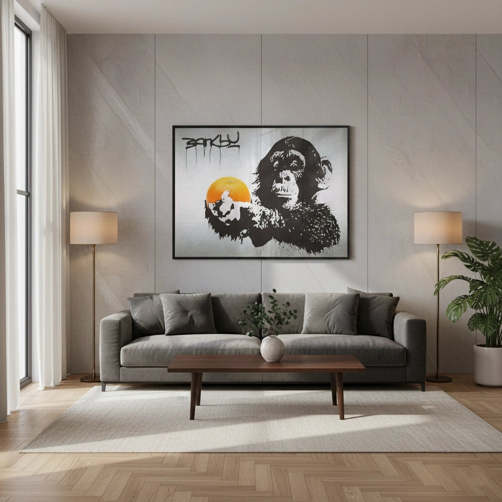 2Monkey pieces - Fine Art