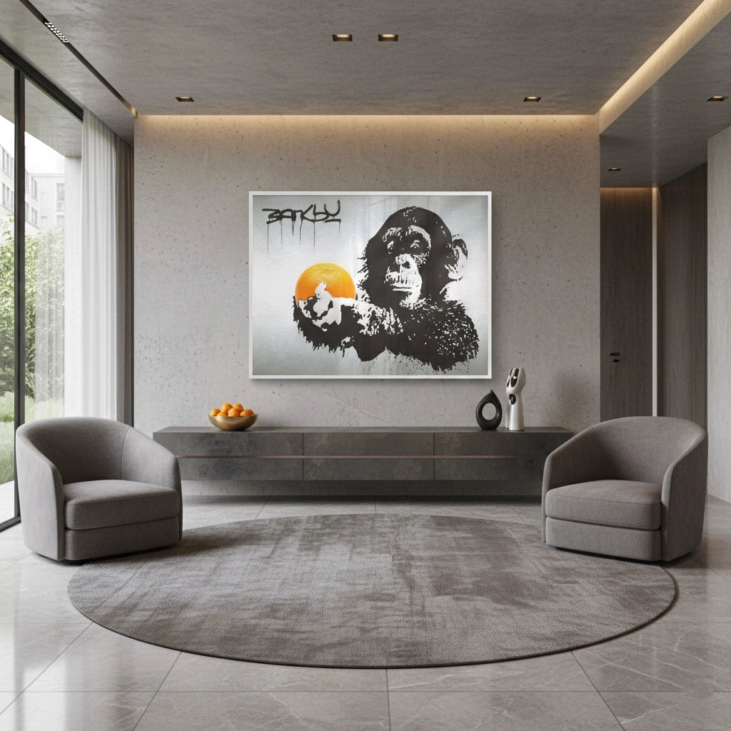 2Monkey pieces - Fine Art