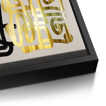 Monochromatic Calligraphy - Canvas