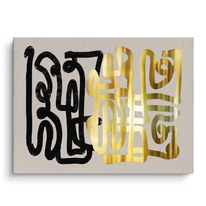 Monochromatic Calligraphy - Canvas