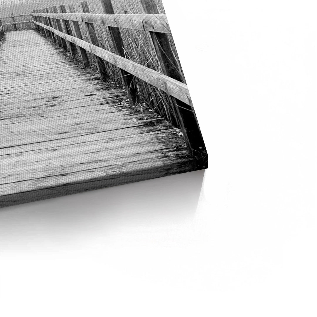 2Monochrome Boardwalk - Canvas