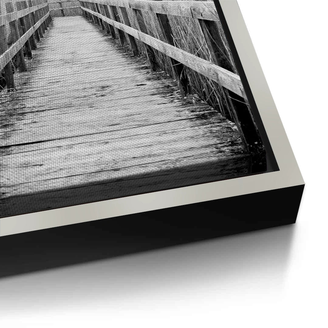 2Monochrome Boardwalk - Canvas