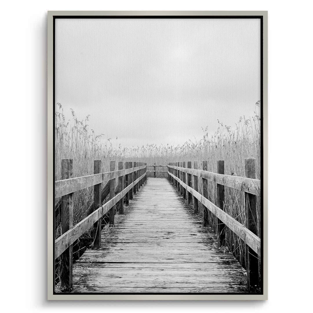 2Monochrome Boardwalk - Canvas