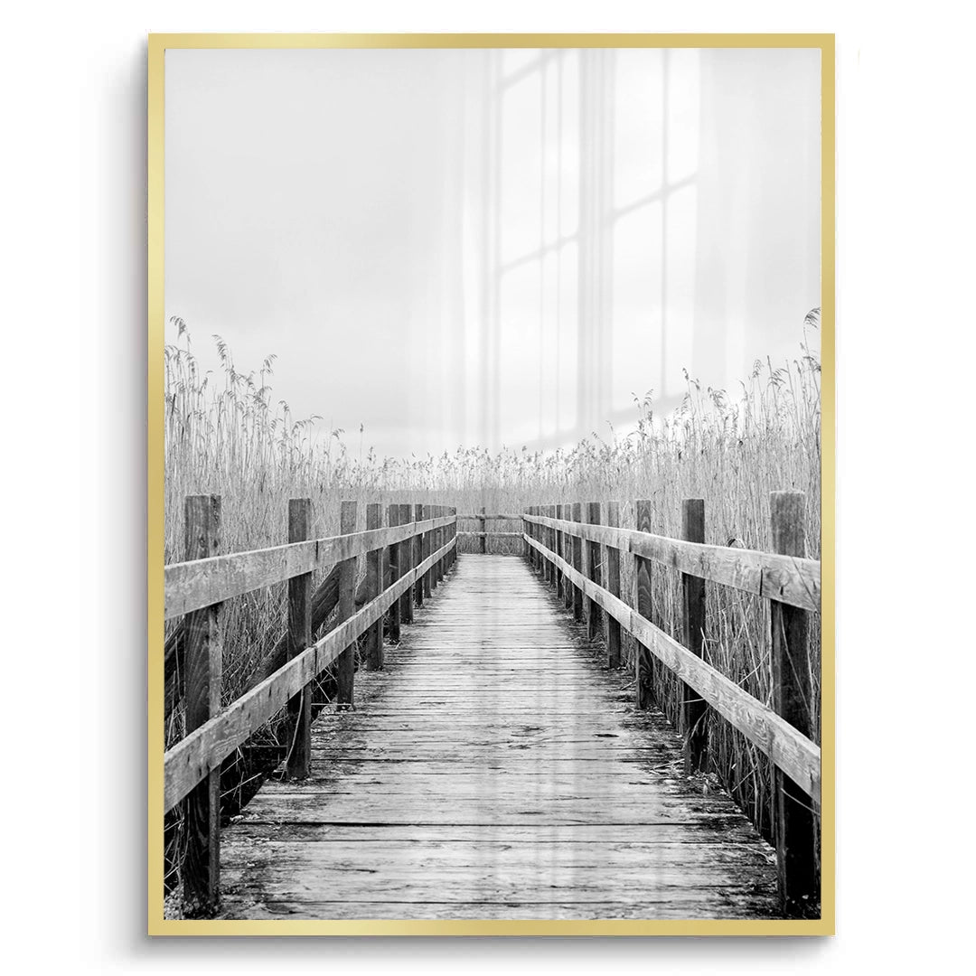 2Monochrome Boardwalk - Fine Art