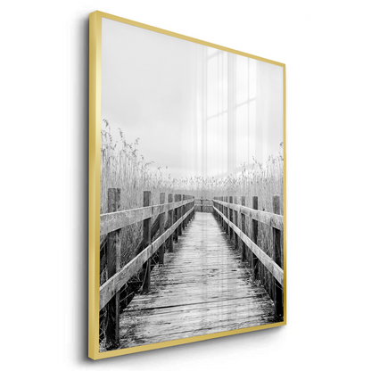 Monochrome Boardwalk - Fine Art