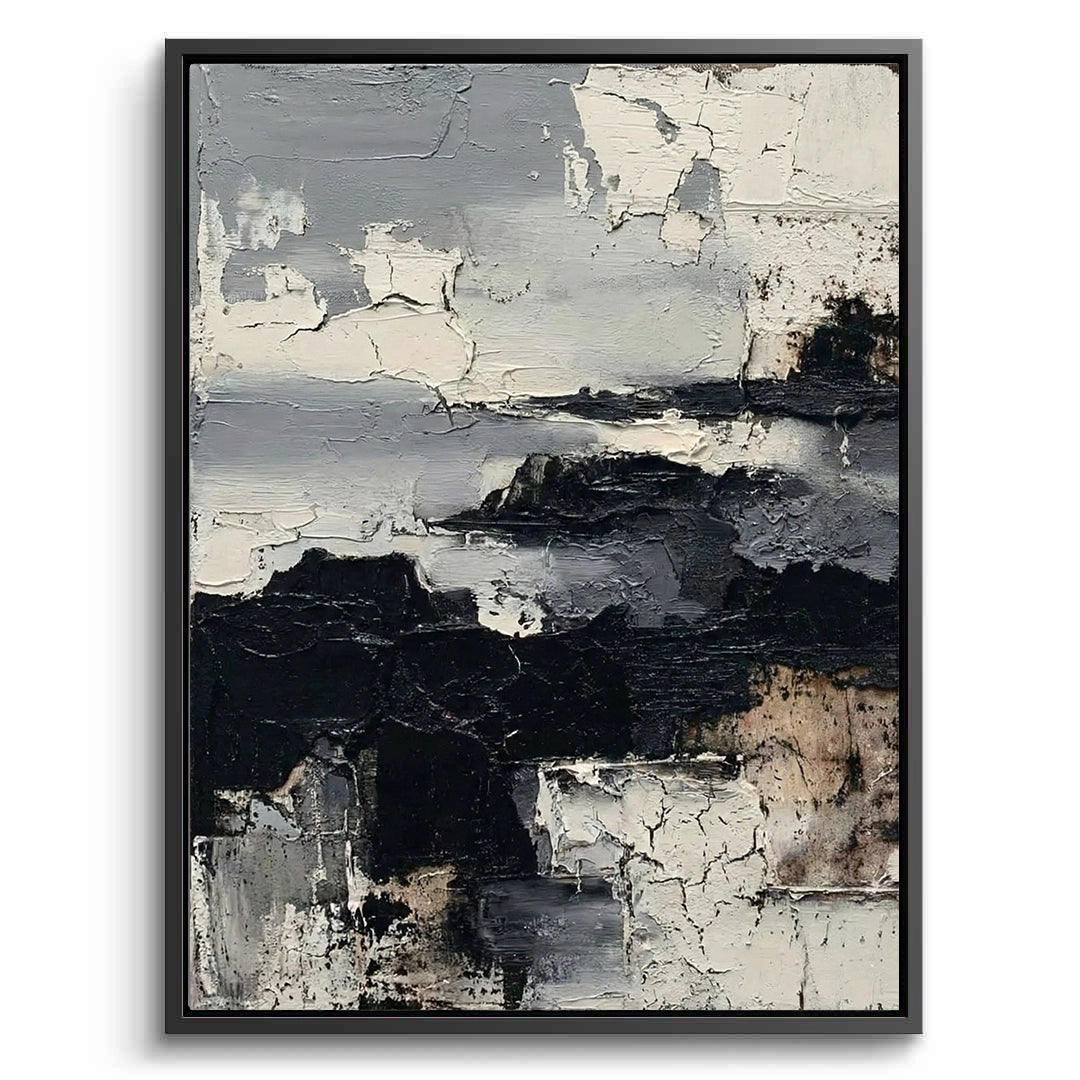 2Monochrome Cliff Painting #TMCL330