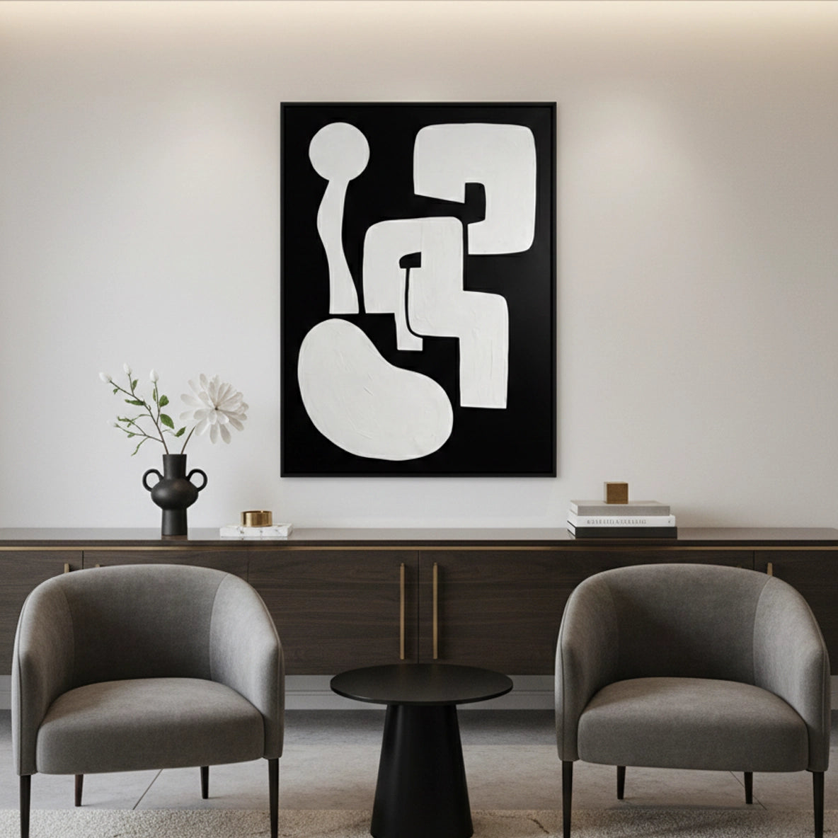 2Monochrome Shape Painting #MMSH110
